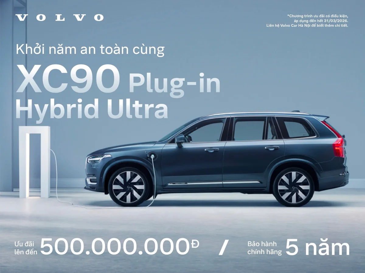 chương trình khuyến mãi Volvo XC90 Plugin hybrid